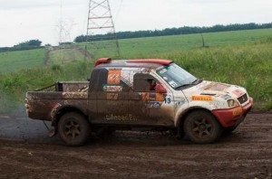 Mitsubishi Cup 2009: Augusto Fiegerlewski e Rafael Capoani, campeões da L200 RS (Foto David Santos Jr./Mitsubishi)