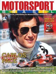 José Carlos Pace e a capa da Motorsport Brasil 23