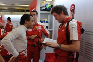 090007ung Felipe Massa retornará às atividades físicas tão logo se recupere da intervenção cirúrgica para reparo da caixa craniana (Fotos Ferrari)