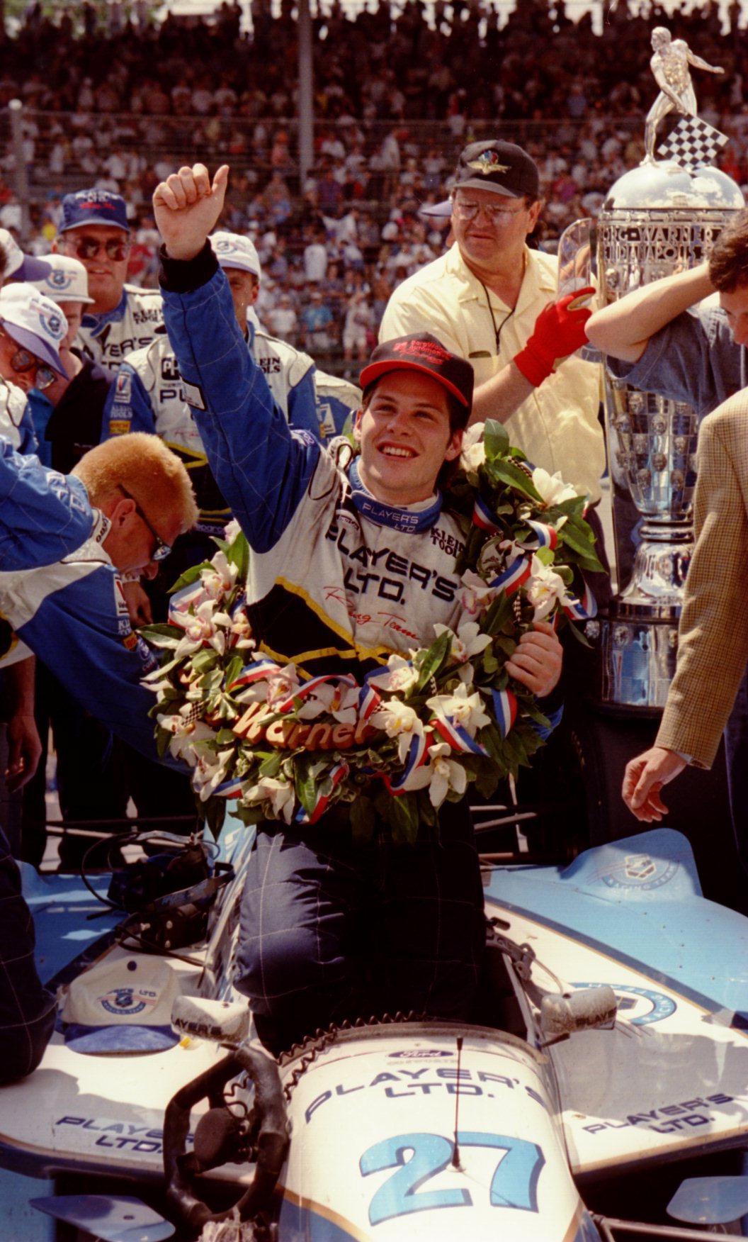 Jacques Villeneuve, 19 anos após ter conquistado a Indy 500 de 1994, retornará à prova em que se projetou no automobilismo (Foto Steve Swope/ALLSPORT)