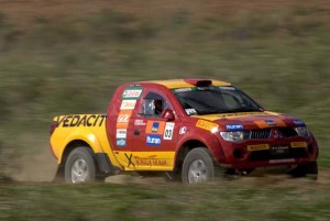 Christian Baumgart e Beco Andreotti: três vitórias consecutivas na L200 Triton RS (Fotos David Santos Jr./Mitsubishi Motors)