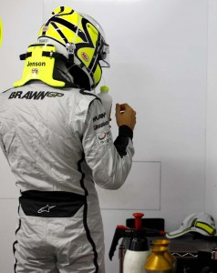 O campeão Jenson Button não teria a sua conquista comprometida se a nova pontuação já estivesse em vigor na temporada de 2009 (Foto fornecida por Brawn GP)