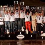 No Beto Carrero World, o pódio da L200 RS (Foto Tom Papp/Mitsubishi Motors)