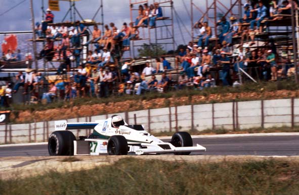 Alan Jones e o Williams WF06 Ford Cosworth DFV